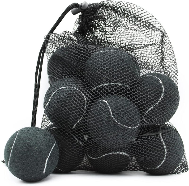 Magicorange Tennis Balls, 12 Pack Advanced Training Tennis Balls Practice Balls, Come with Mesh Bag for Easy Transport, Good for Beginner Training Ball - Image 1
